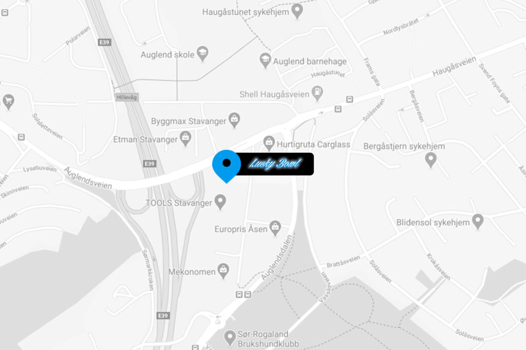 Kart Stavanger sentrum