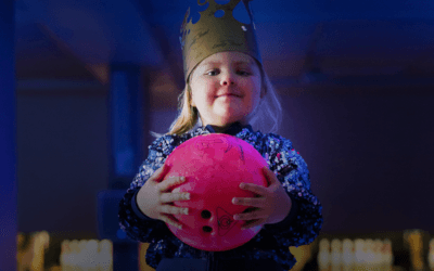 Bursdagsfeiring for barn hos Lucky Bowl