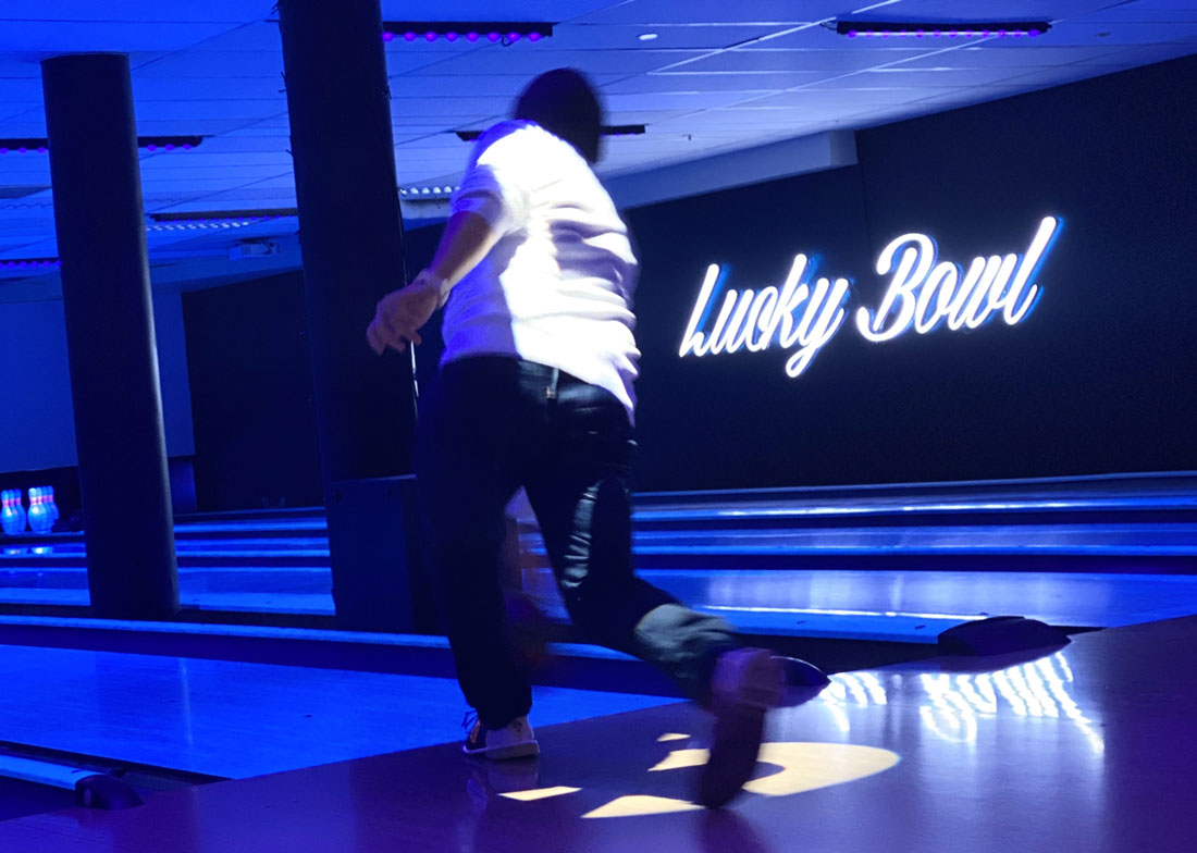 girl having fun at lasertag